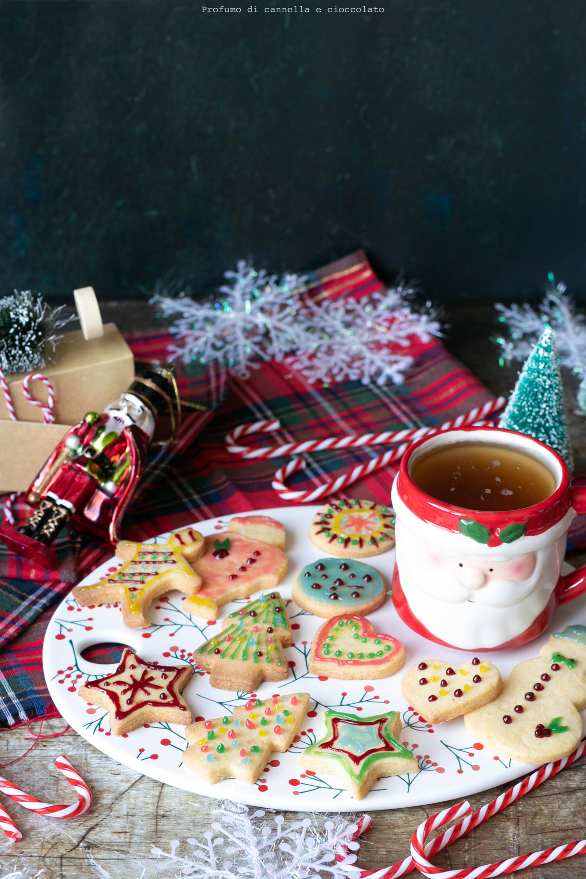Biscotti decorati di Natale