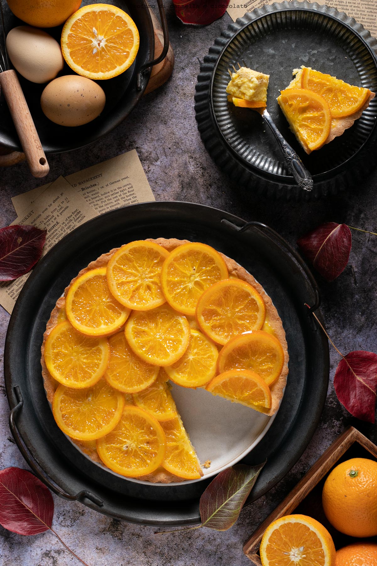 Crostata all'arancia