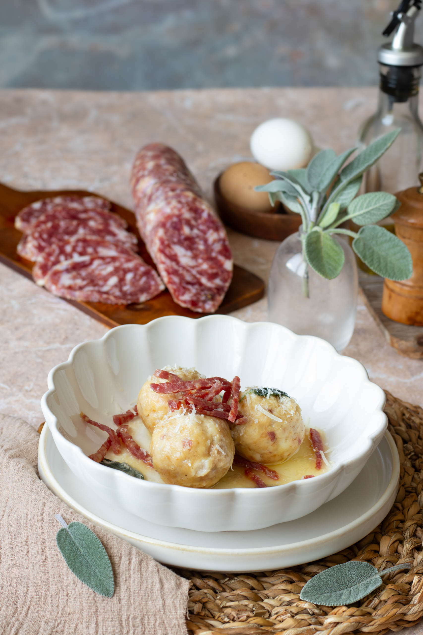 Canederli con Salame Felino IGP