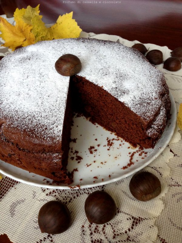 Torta di castagne | Profumo di Cannella e Cioccolato