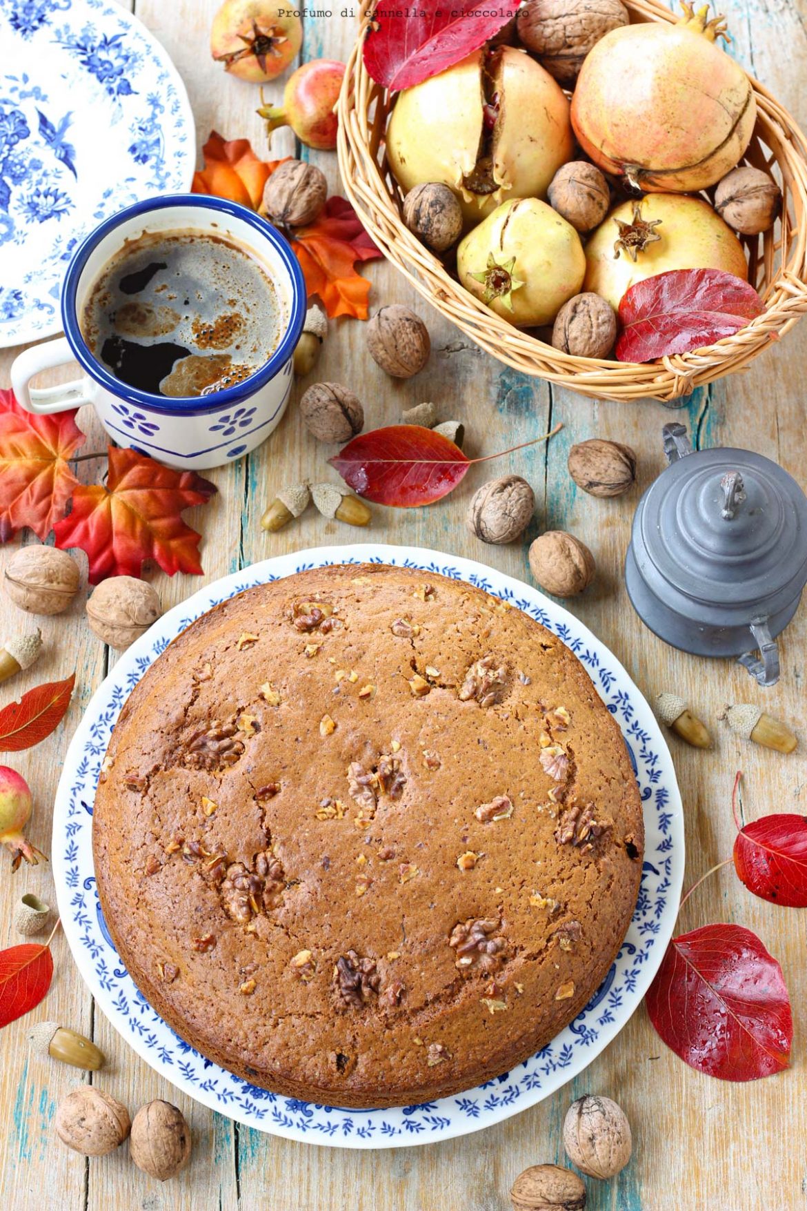 Torta di noci | Profumo di Cannella e Cioccolato