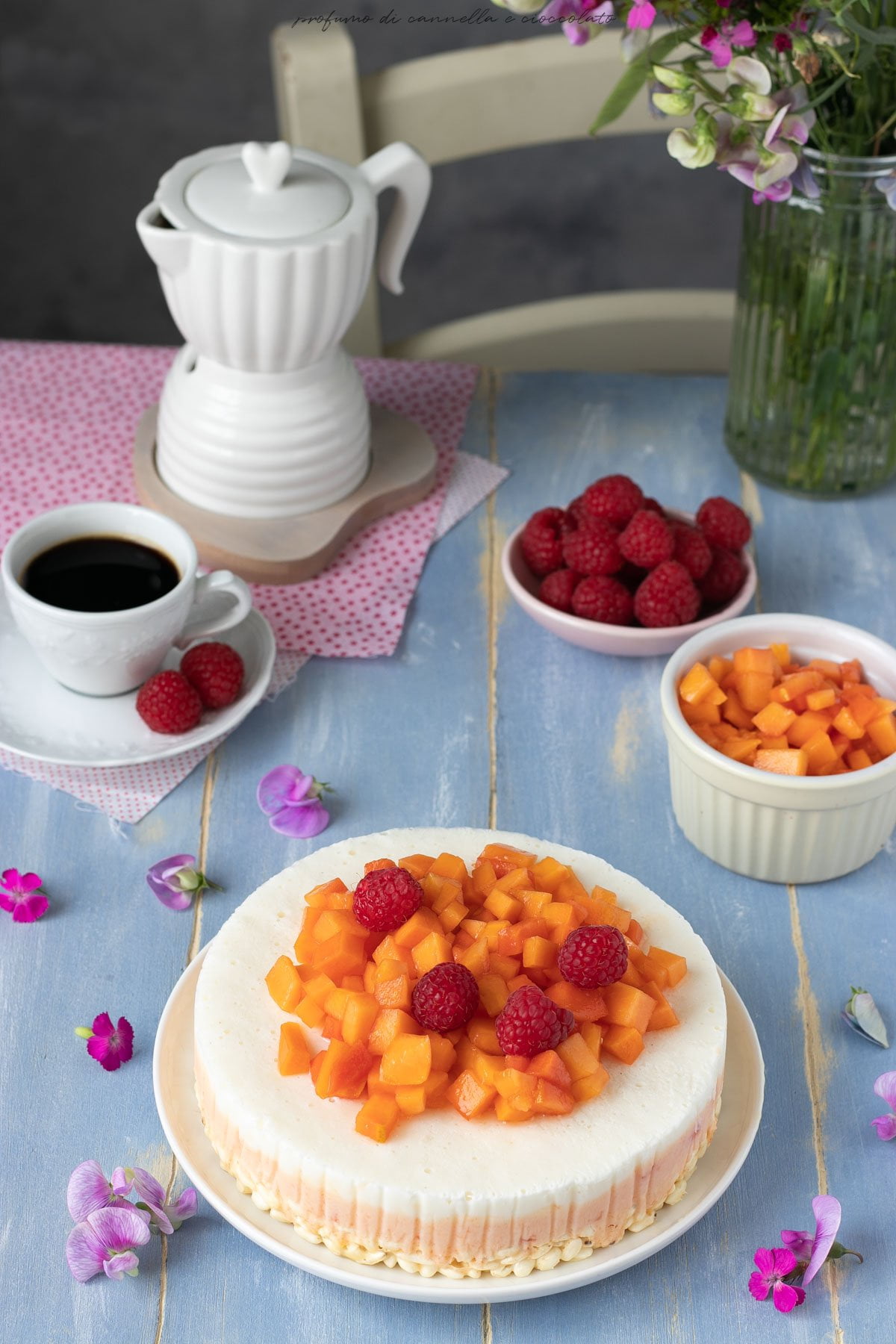 Torta gelato alla papaya