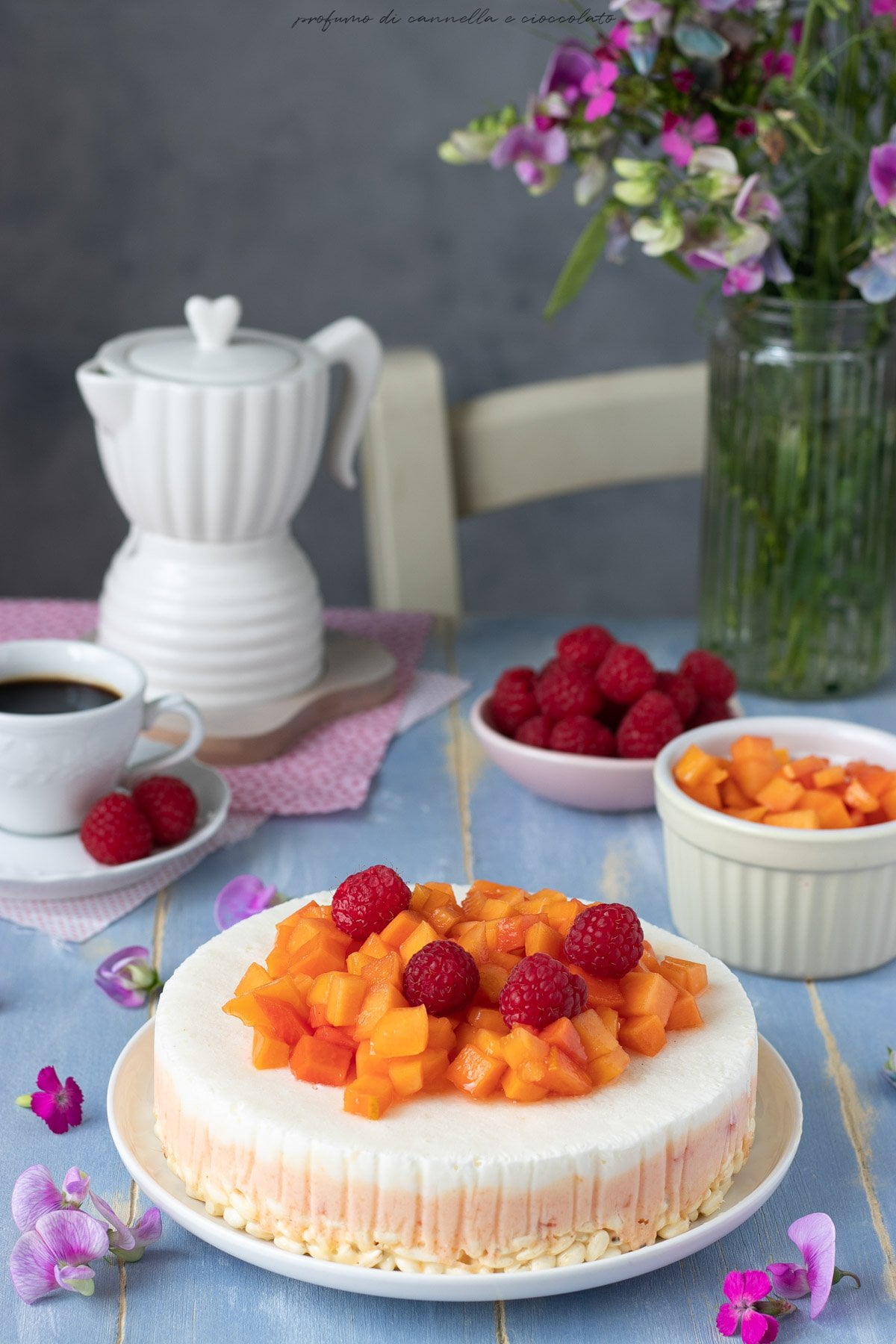 Torta gelato alla papaya