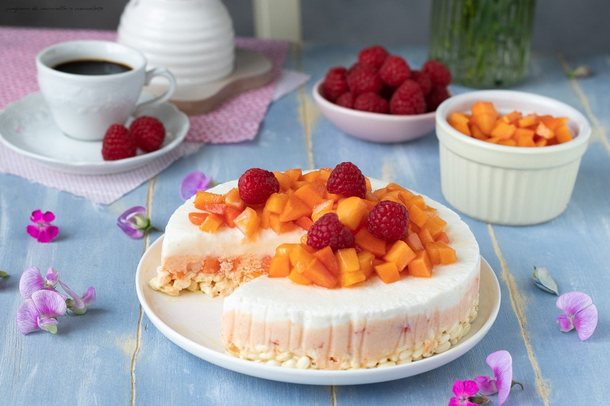 Torta gelato alla papaya