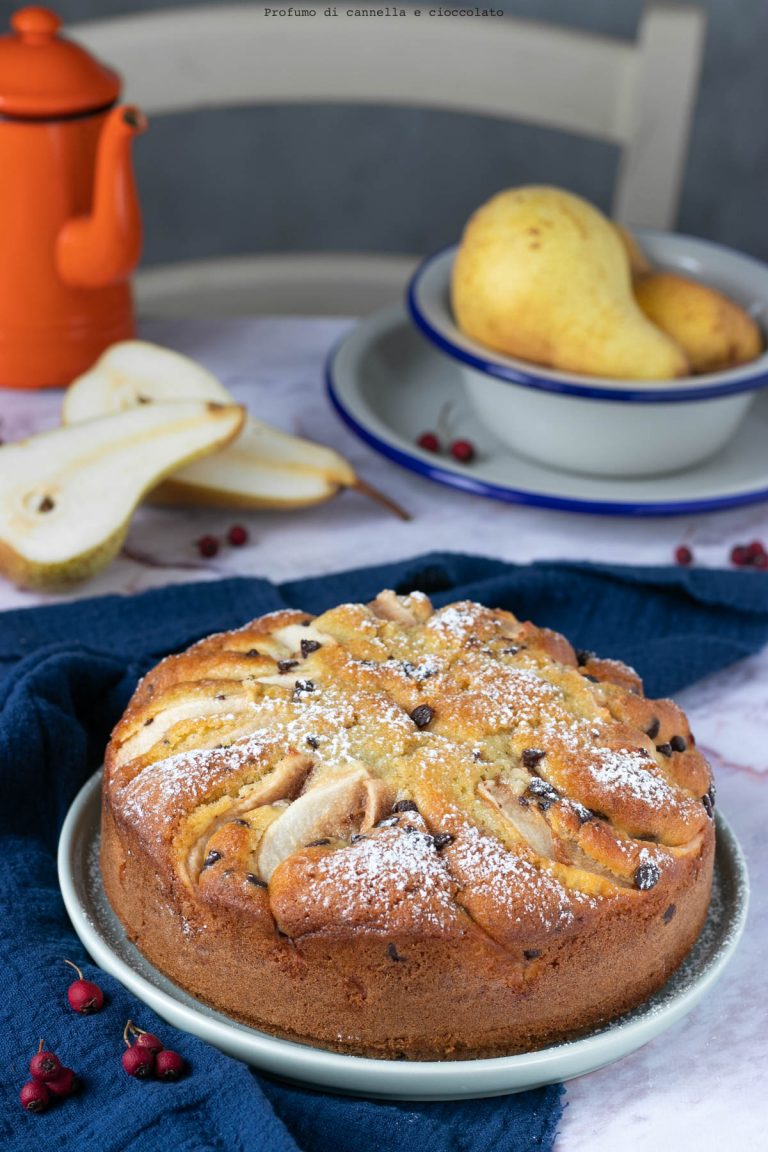 Torta pere e cioccolato | Profumo di Cannella e Cioccolato