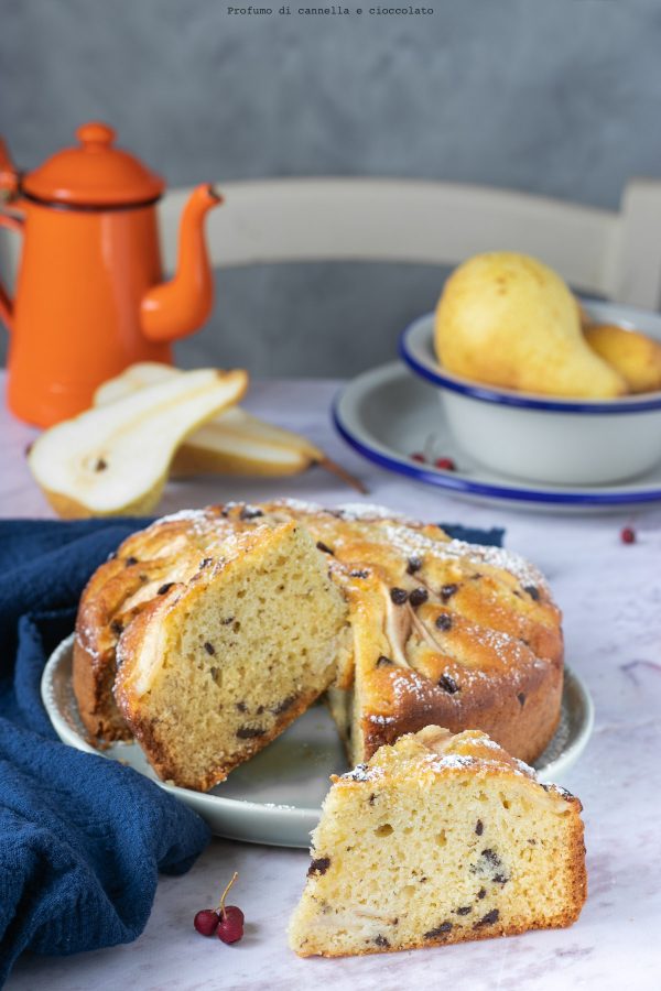 Torta pere e cioccolato | Profumo di Cannella e Cioccolato