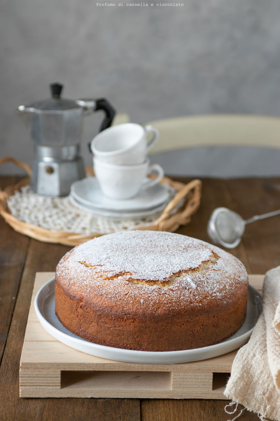 Torta soffice alla vaniglia | Profumo di Cannella e Cioccolato