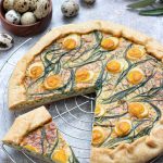 Torta salata agli agretti