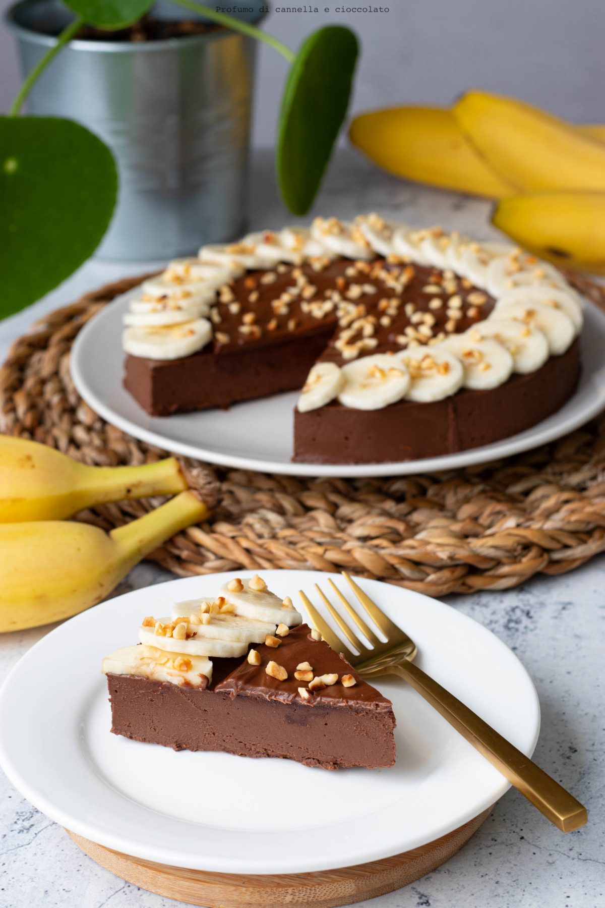 dessert veloce banane e cioccolato