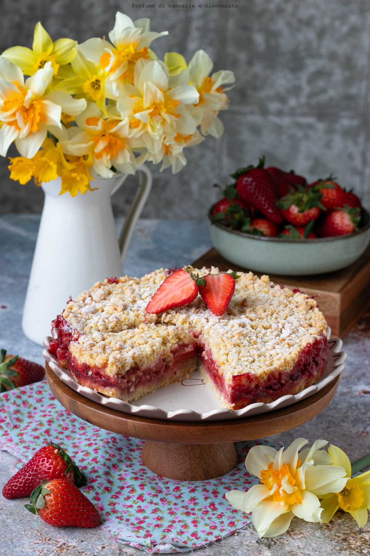 Sbriciolata alle fragole