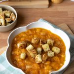 Zuppa di zucca e fagioli