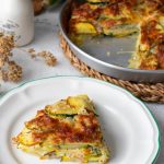 Tortino di zucchine prosciutto e formaggio